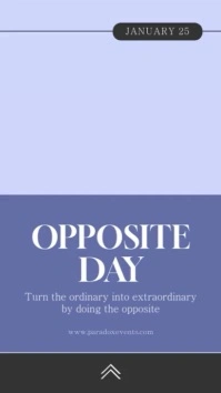 Opposite Day Story template
