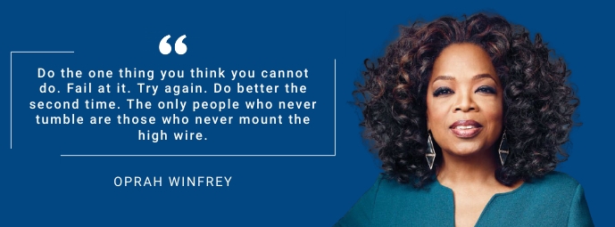 Copy of OPRAH WINFREY NSPIRATIONAL QUOTE | PosterMyWall