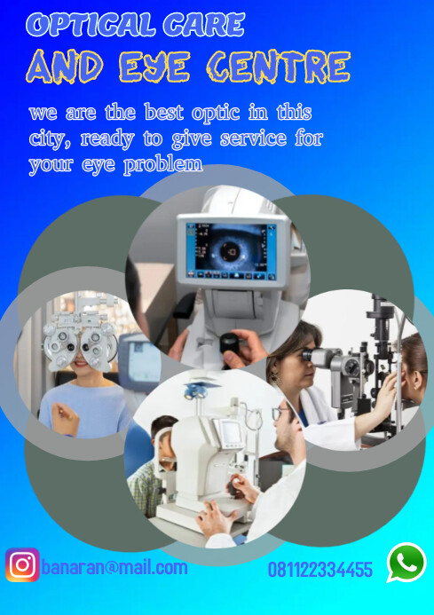 Optical Care And Eye Centre Clinic A4 template