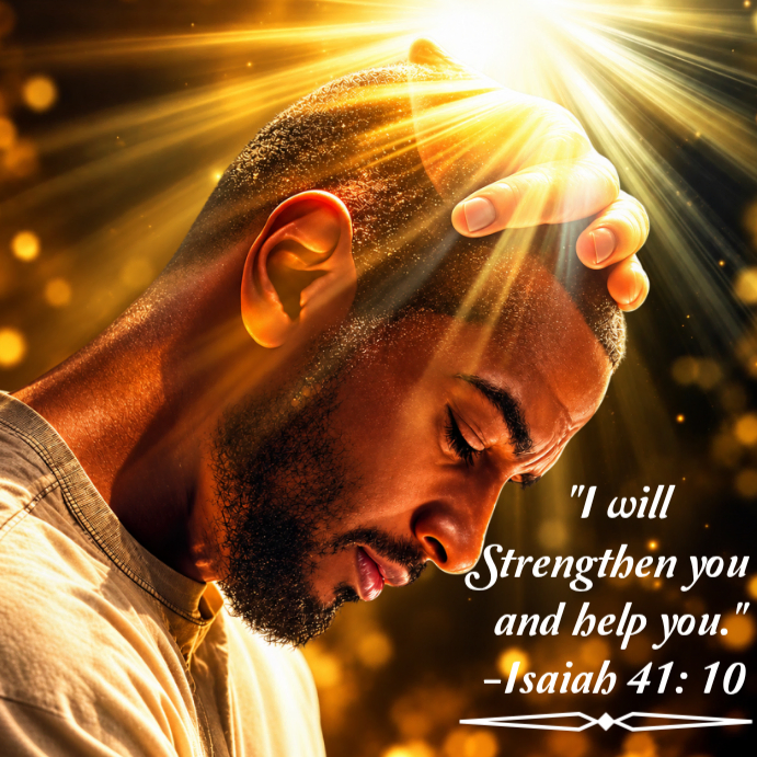 Orange 3d Inspirational Bible Verse Instagram Post Template | PosterMyWall