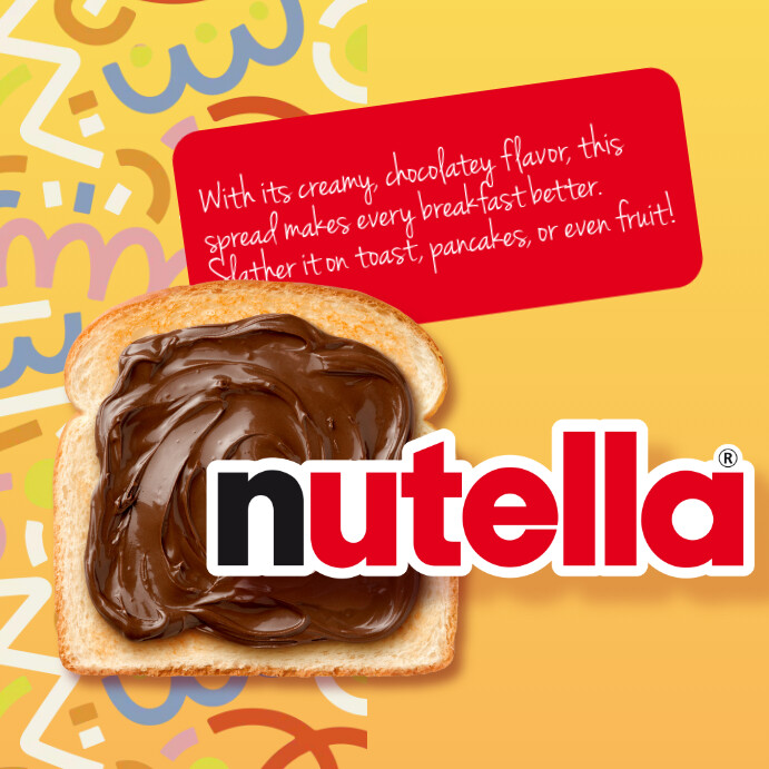 Copy of Orange 3d World Nutella Instagram Post | PosterMyWall