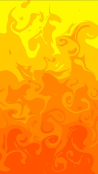 Orange Abstract Abstract Background Digital Display. Yellow Orange Swirling Vector Fire Flames Backg template