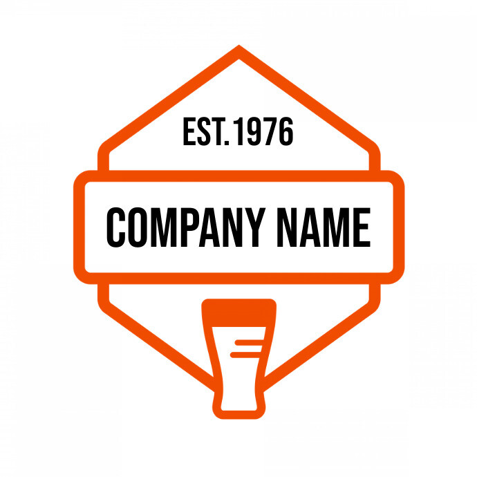 Orange And Black Logo Template Postermywall