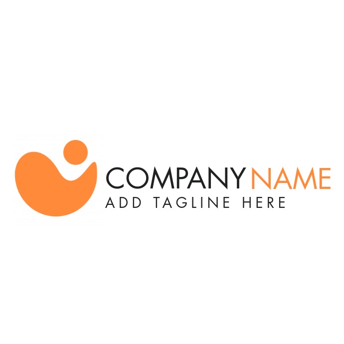 Orange And Black Professional Service Logo Template Postermywall