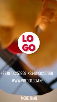 Orange Banquet Advert Instagram Reel template