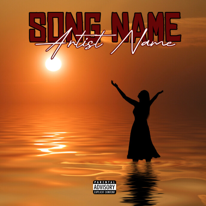 Orange  Best Cover Album Music Art Trap Mixtape Rap  Album Cover template