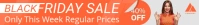 Orange Black Friday Etsy Banner template