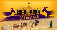 Orange  Eid Ul Adha Facebook Shared Image template
