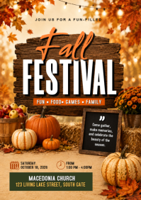 Autumn Celebration A4 Template