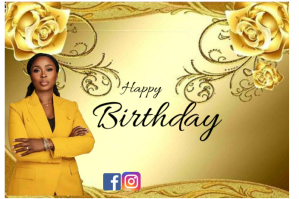สีส้ม Birthday Celebration Etykieta Template