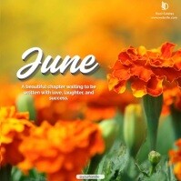 welcome to june Template | PosterMyWall