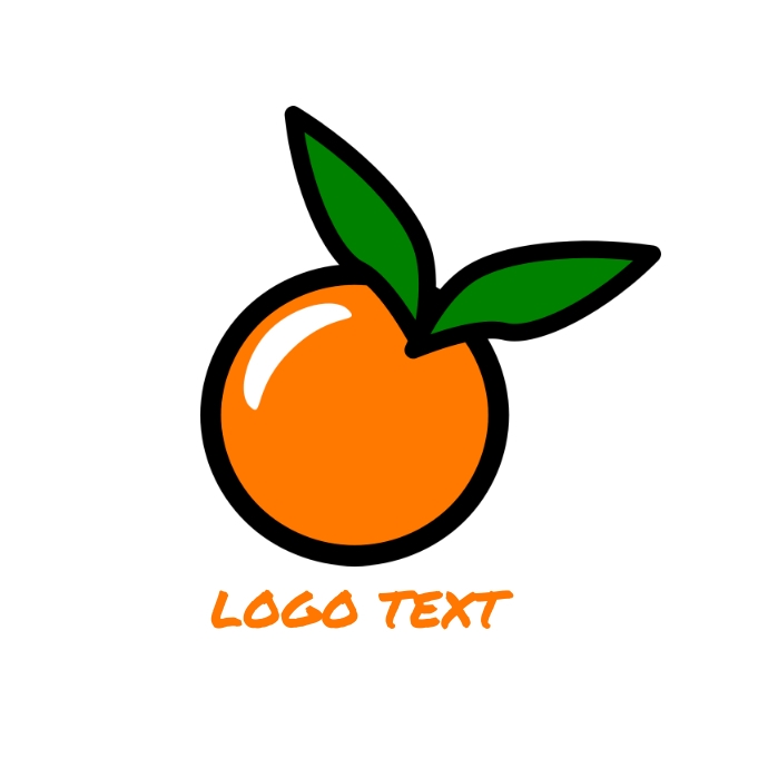 Orange Fruit Logo Template | PosterMyWall