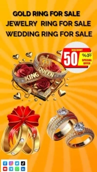 Orange Gradient Gold Ring For Sale Youtube Short template