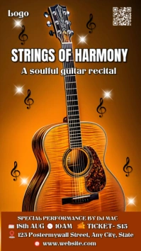 Orange Gradient Strings Of Harmony Instagram Story Indaba yaku-Instagram template