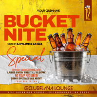 Bucket Nite Bucket Night A5 Template | PosterMyWall