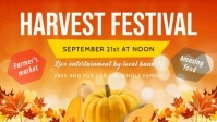 Orange Harvest Festival Event Facebook Cover template