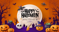 Orange Halloween Celebration Umbukiso Wedijithali Template