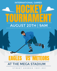 สีส้ม Hockey Tournament Instagram Portrait Template - Page 2