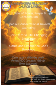 Orange Illustrative Religious Event Banner 4' × 6' template