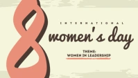 Orange International Women's Day 2021 Templat Blogkop template