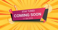 Orange Announcement Facebook Ad Template
