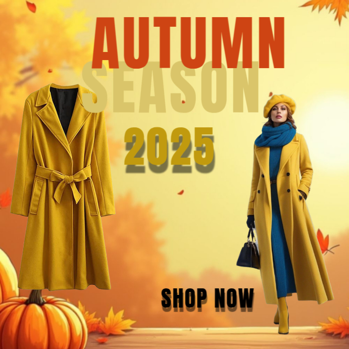 Plantilla de Orange Joyful Autumn sale Instagram Post | PosterMyWall