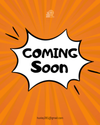 Naranja Coming Soon Announcement Instagram Portrait Template