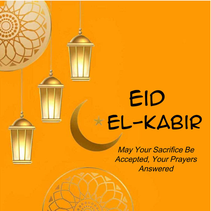 Eid El-kabir template Instagram Post