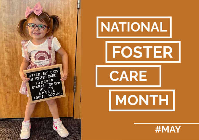 Orange Joyful Foster Care Flyer A4 Template | PosterMyWall