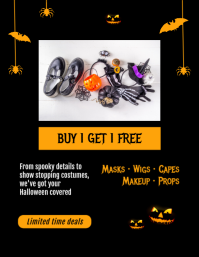 Arancione Halloween Costume Sale Flyer Template - Page 3