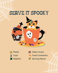 Orange Halloween Party Sale Instagram Portrait Template - Page 3
