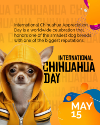 Jingga International Chihuahua Day Instagram Portrait Template