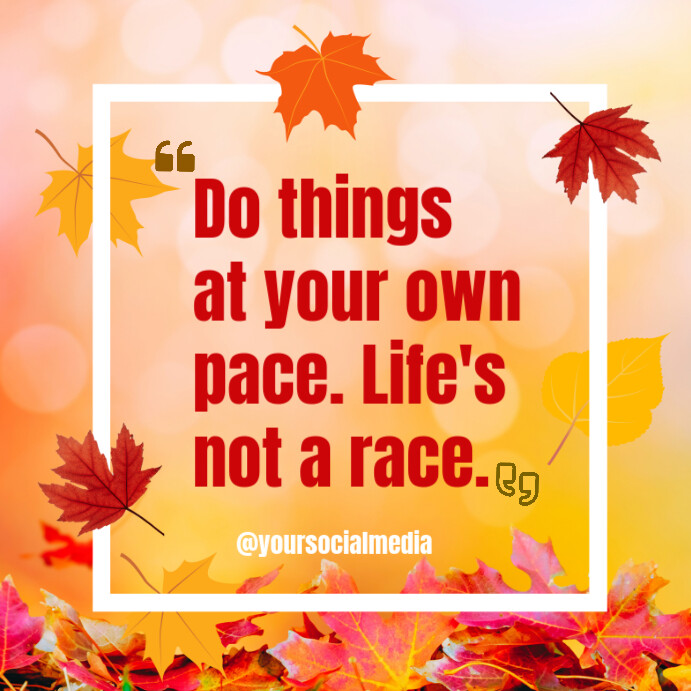 Orange Joyful Motivational Instagram Post Template PosterMyWall