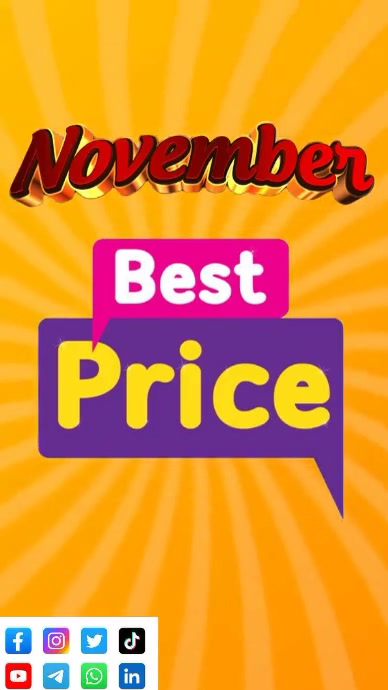 November Sale Promotion Template | PosterMyWall