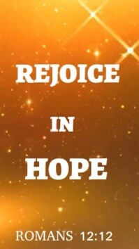 Orange Religious Inspiration Instagram Reel Template