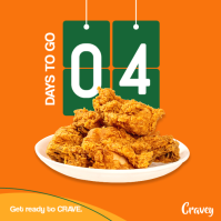 Orange Restaurant Grand Opening Post Instagram Template - Page 2