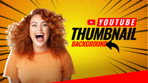 Orange Joyful Super Happy Woman Youtube Thumb YouTube-miniature template