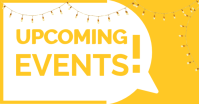 Orange Joyful Upcoming Events Facebook Shared Image template