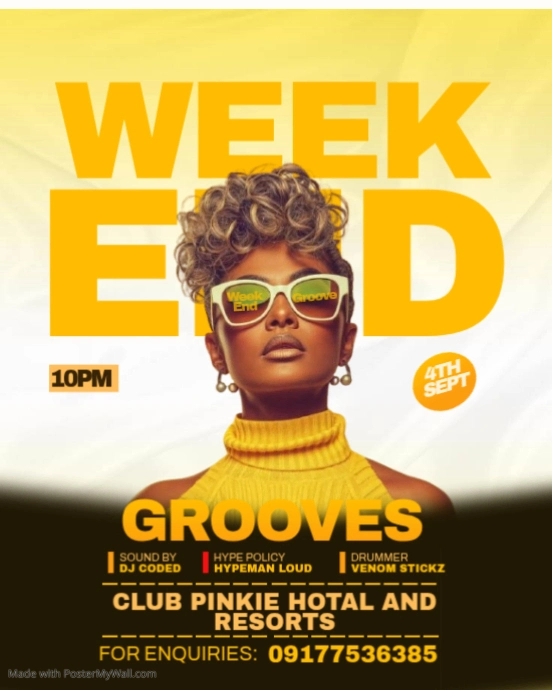Orange joyful weekend party instagram portrait Template | PosterMyWall