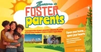 Orange Joyful Yellow Theme Foster Parents  Facebook Shared Image template
