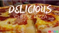 Orange List-based Delicious Pizza Youtube Thu template