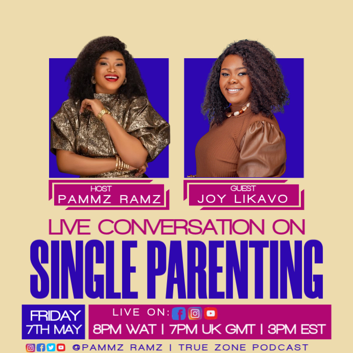 Orange live conversation instagram post Template | PosterMyWall