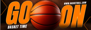 Orange Maximalist Basketball  Twitter Banner Twitter-header template
