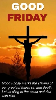 Orange Maximalist Good Friday Free Social Media Video Download  Instagram Reel template