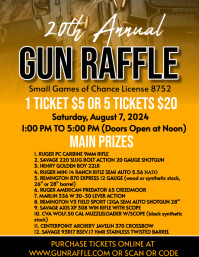 Gun Raffle Template | PosterMyWall