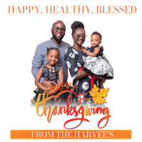 Orange Maximalist Happy Thanksgiving Instagram Post template
