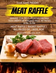 Meat Raffle Banners meat raffle Template | PosterMyWall