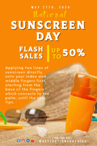 National Sunscreen Day Template | PosterMyWall