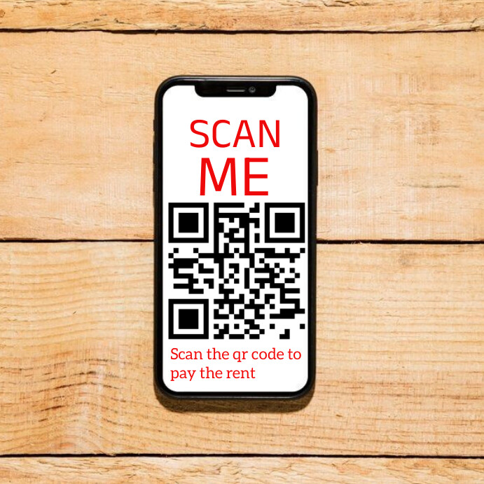 Plantilla de Orange Maximalist Qr Code Scanning Instagram | PosterMyWall