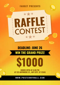 Laser Projector Raffle Ad Raffle Contest Ads Template | PosterMyWall